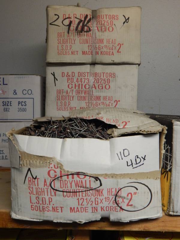 lot 110 image: Lot of 2 Drywall Screws
