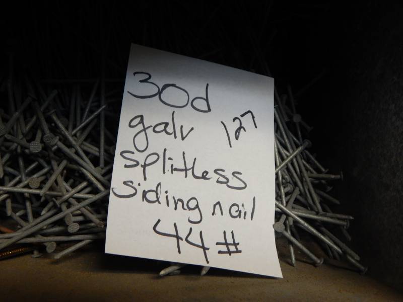 lot 127 image: 30D Splitless Siding Nails