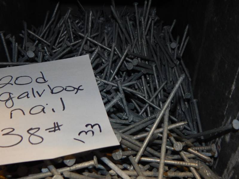 lot 133 image: 20d Galvanized Box Nails