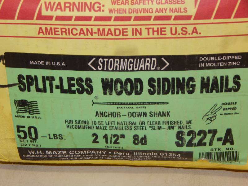 lot 141 image: 8d Splitless Siding Nails