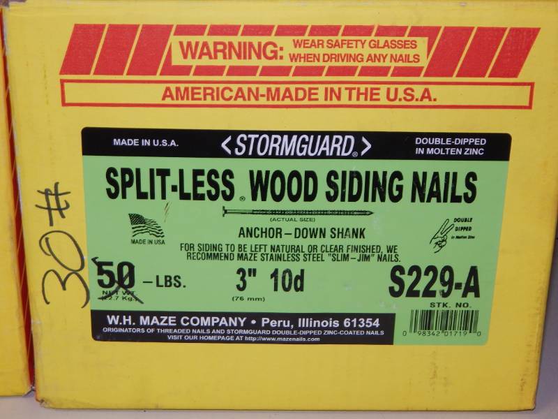 lot 145 image: 10d Splitless Siding Nails