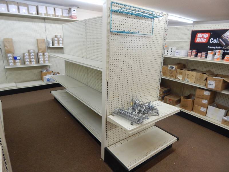 lot 154 image: Retail Shelving Section