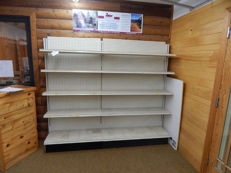 lot 161 image: Retail Shelving Section
