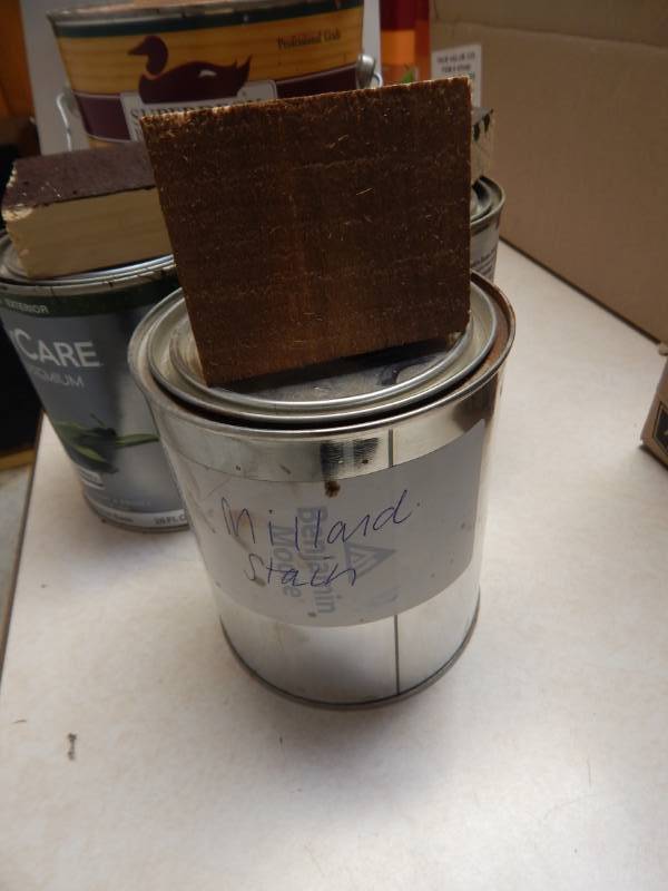 lot 171 image: 1 Lot of stains and wood brightener and sealer