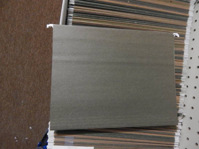 lot 188 image: 1 Lot of hanging file folders