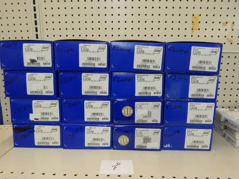 lot 210 image: Lot of Schlage Satin Nickel Finish Locks