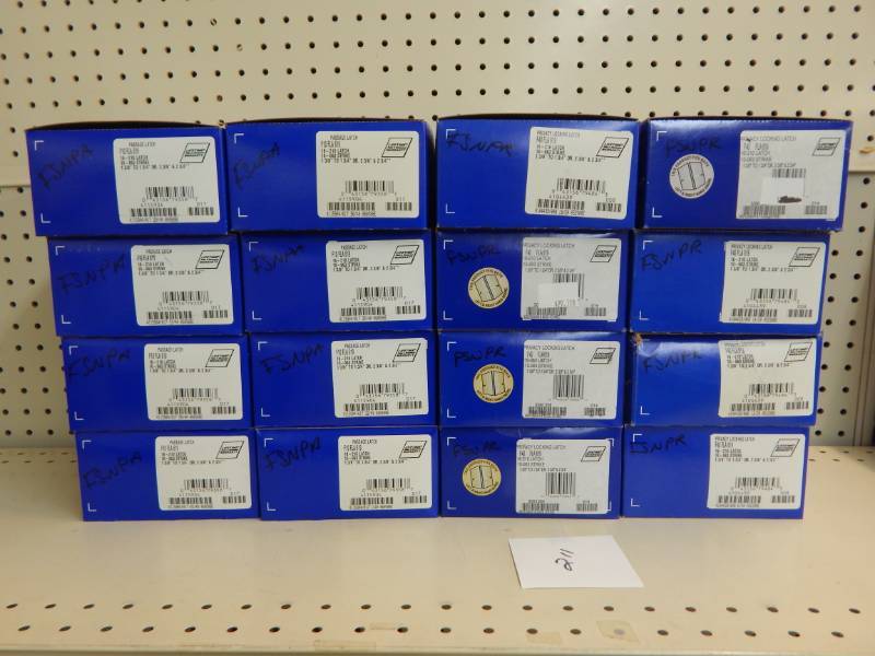lot 211 image: Lot of Schlage Satin Nickel Finish Locks