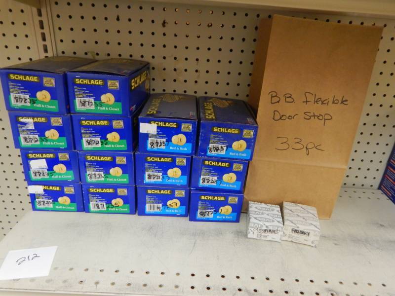 lot 212 image: Lot of Schlage Bright Brass Finish Locks