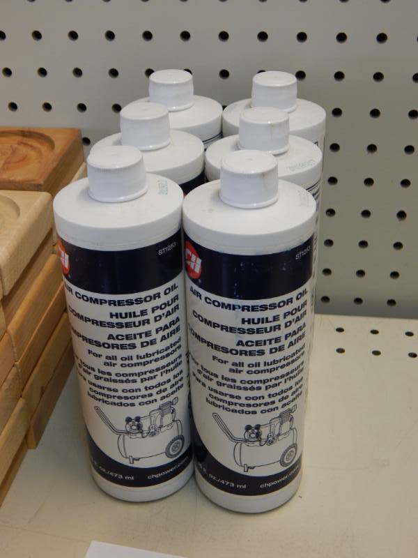 lot 420 image: Lot of Air Compressor Oil