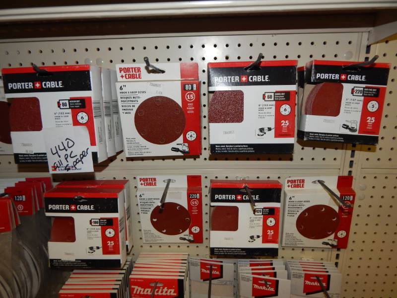 lot 440 image: Lot of Porter Cable Sanding Discs