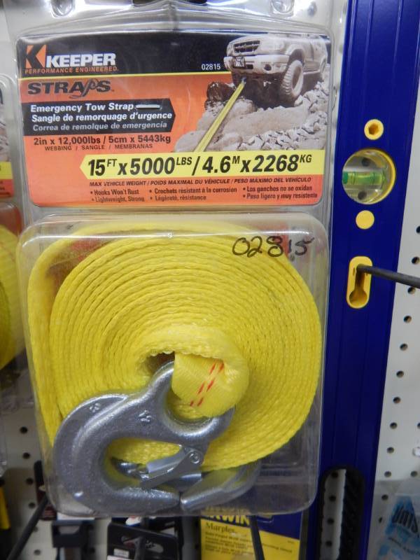 lot 448 image: 2 Emergency Tow straps