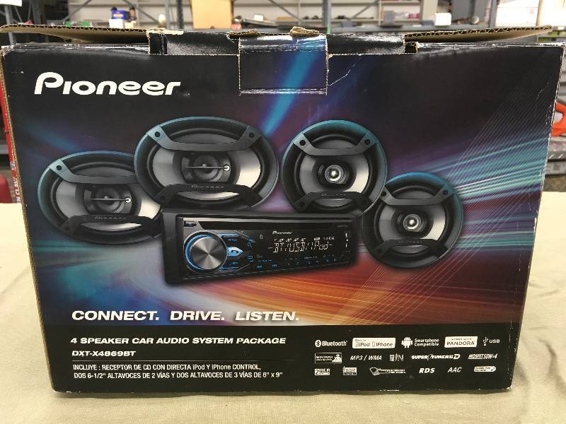 lot 82 image: Pioneer 4 Speaker Car Audio System