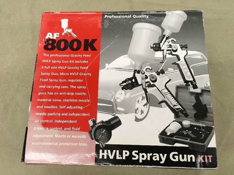 lot 84 image: AF 800K HVLP Spray Gun Kit
