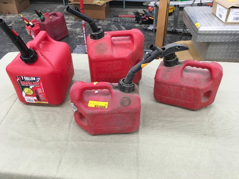 lot 91 image: Four Gas Cans