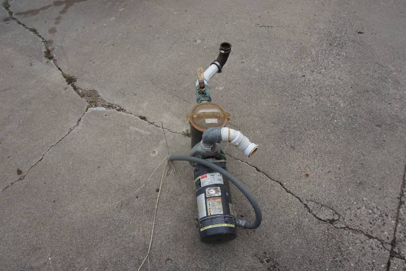 lot 17 image: Dayton Model 9K614 Electric Pool Booster Pump