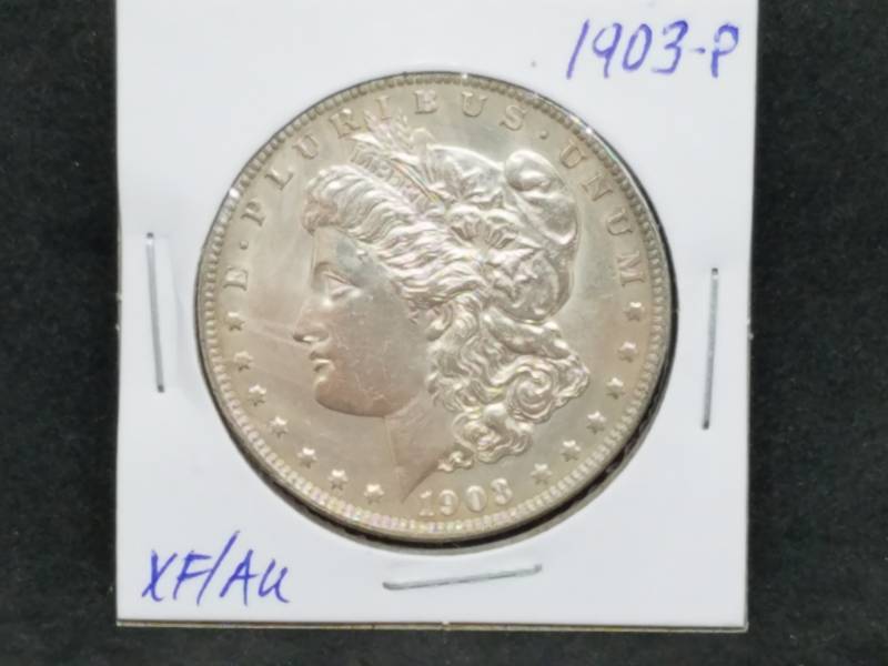 lot 8 image: 1903 P Morgan Silver Dollar xfau