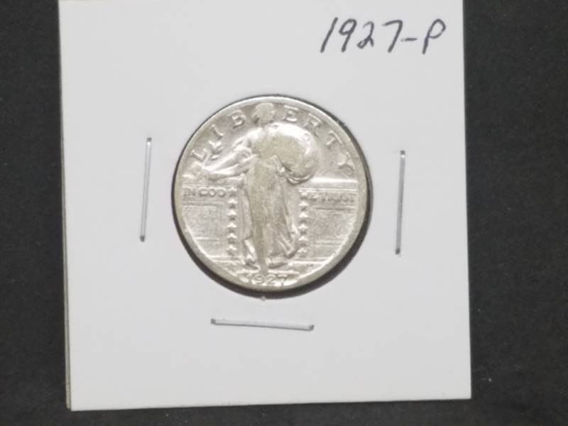lot 59 image: 1927 P Standing Liberty Quarter