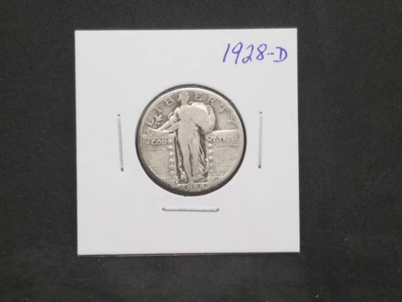 lot 60 image: 1928 D Standing Liberty Quarter