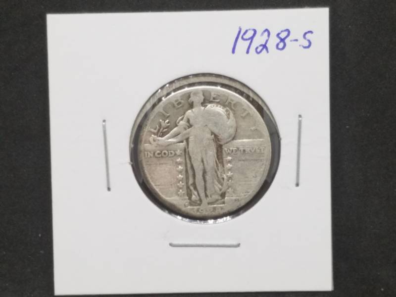 lot 62 image: 1928 S Standing Liberty Quarter
