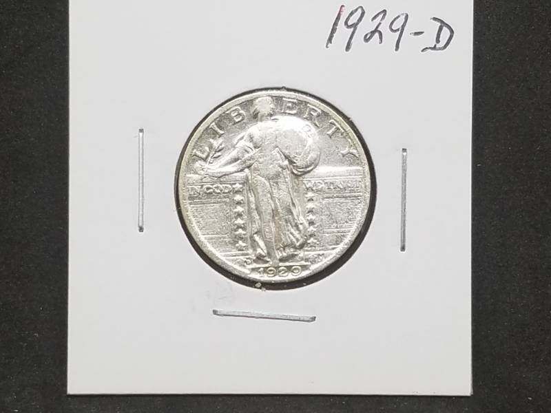lot 65 image: 1929 D Standing Liberty Quarter
