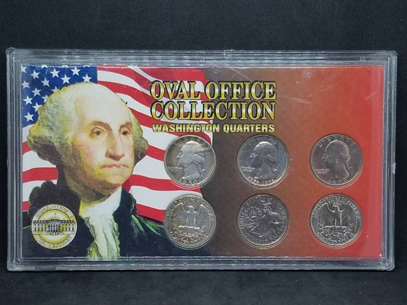 lot 85 image: Oval Office Collection Washington Quarters