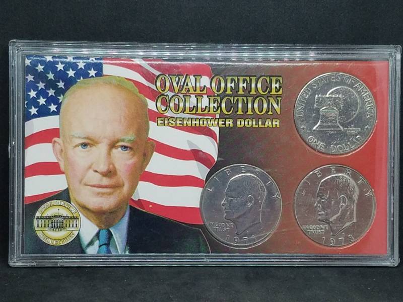 lot 86 image: Oval Office Collection Eisenhower Dollar