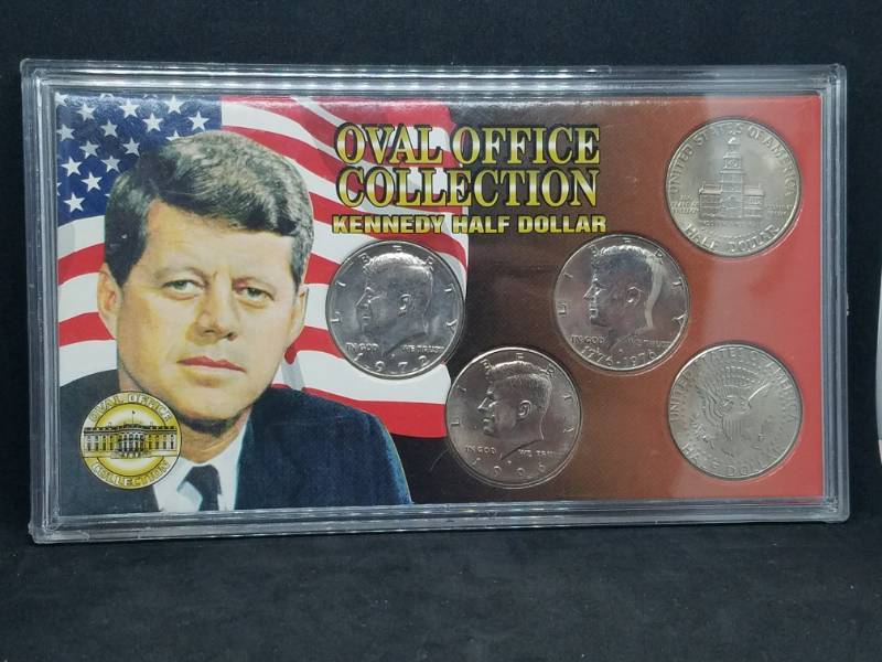 lot 87 image: Oval Office Collection Kennedy Half Dollar