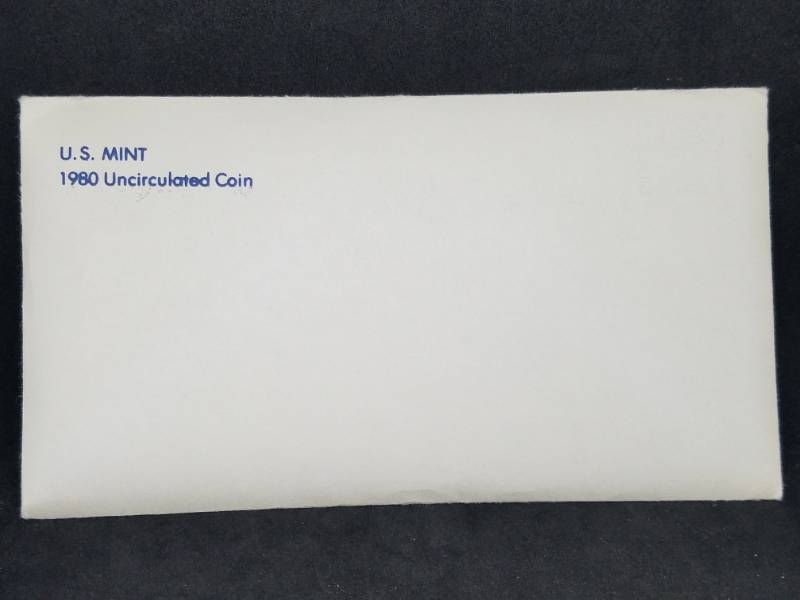 lot 90 image: 1980 Uncirculated Coin Set P & D Mint