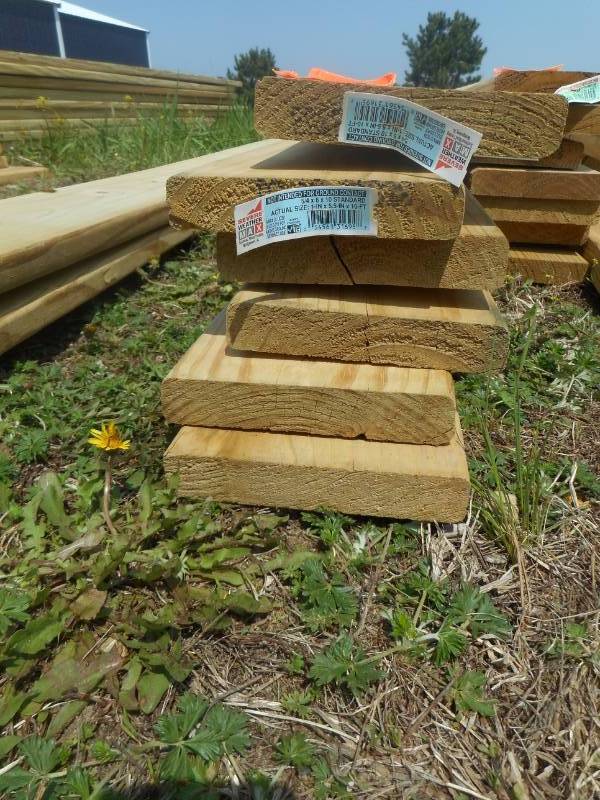 54 x 6 Treated boards