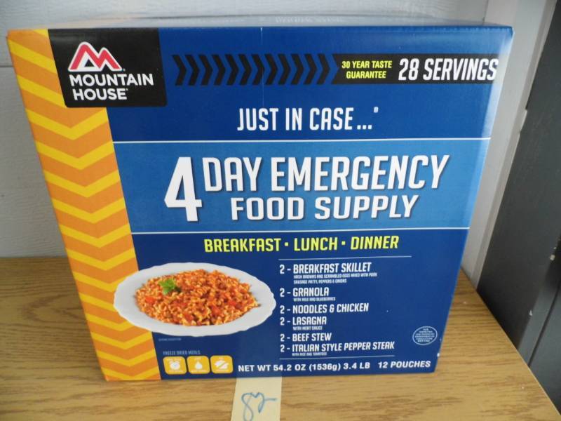 lot 82 image: Mountain House 4 Day Food