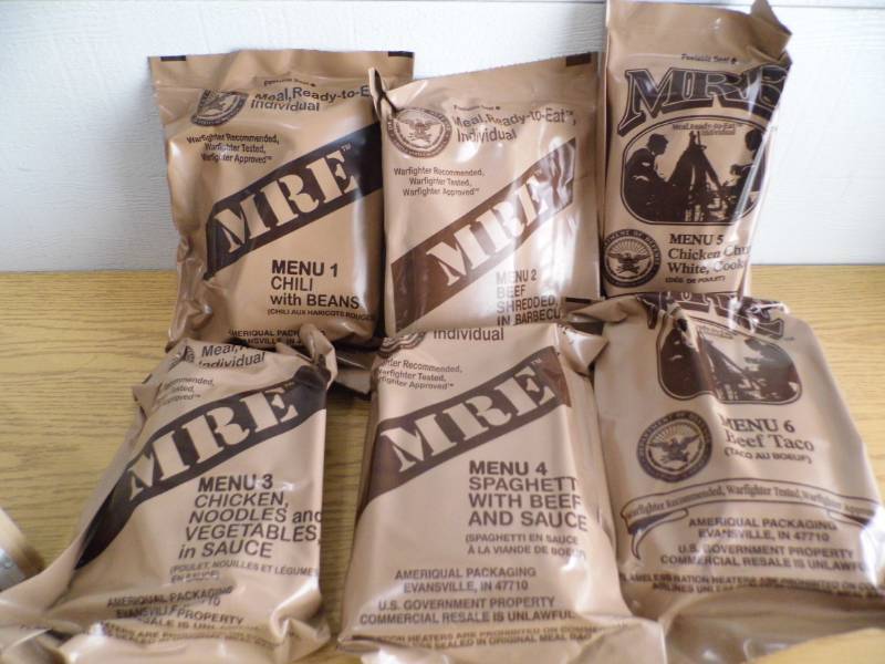 lot 85 image: Lot of 6 MREs
