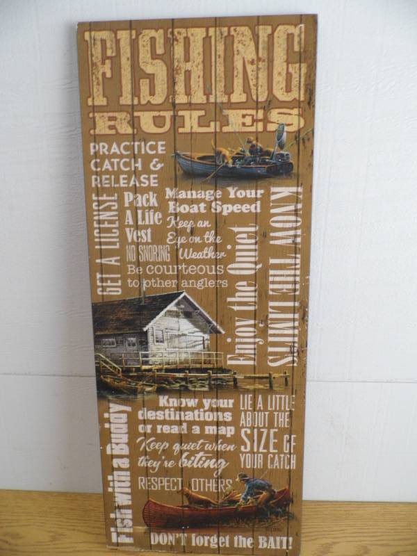 lot 89 image: Fishing Rules
