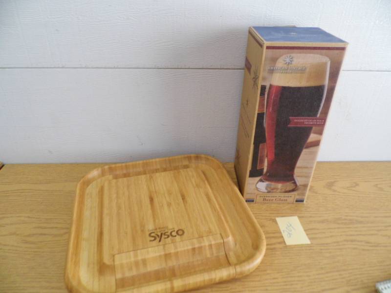 lot 204 image: Cutting Board - Oversize Beer Glass