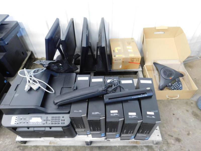 lot 34 image: Misc. Pallet of Electronic Equipment