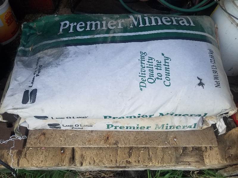 Plastic Tub &amp Mineral Salt