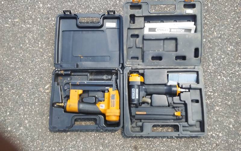 lot 37 image: Stanley Stapler & Brad Nailer