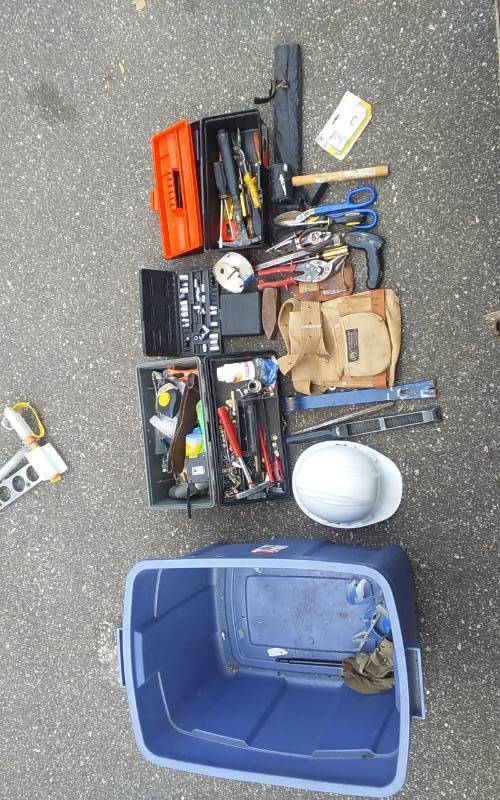 lot 29 image: Large Assortment Of Hand Tools & Tool Boxes