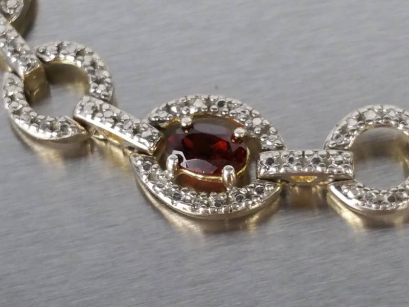 Gorgeous Multi-Gem Designer Estate Bracet
