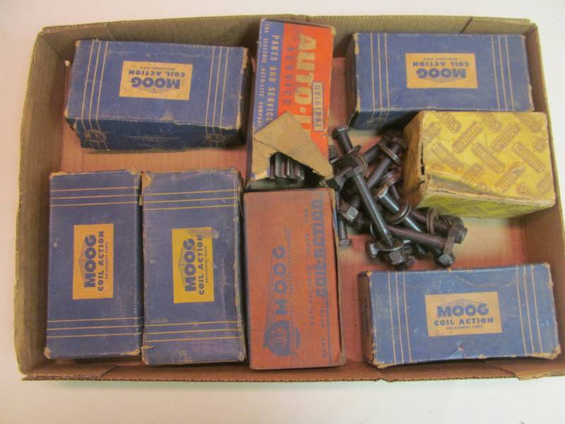 lot 24 image: Group of Moog Vintage Auto Parts
