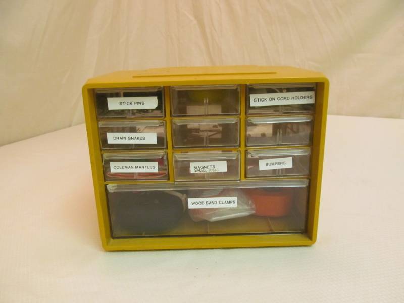 lot 47 image: Organizer w Straps, Mantles, and Stickpins Included