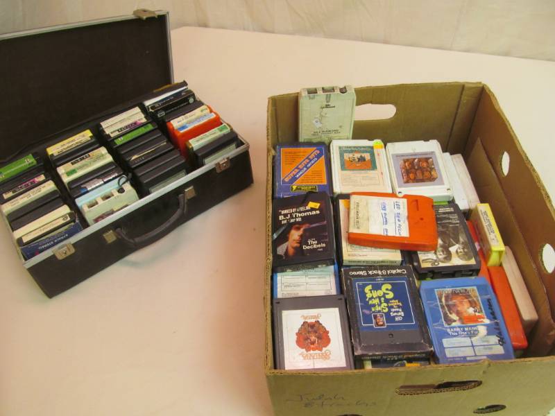 lot 104 image: Collection of Vintage 8 Track Cassettes