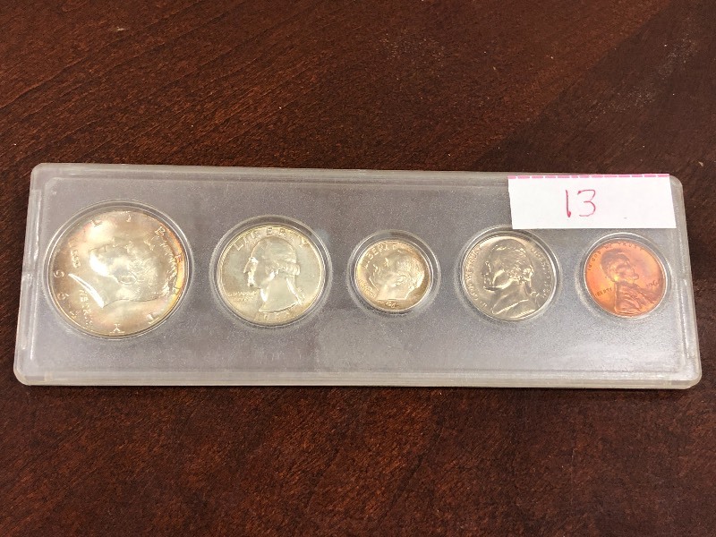 (5) piece 1964 uncirculated set...