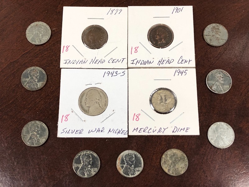 Misc. US coins 1899 IHP, 1901 IHP,...