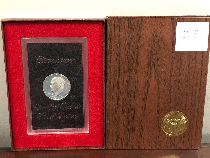 1972-S Eisenhower Proof Silver Doll...