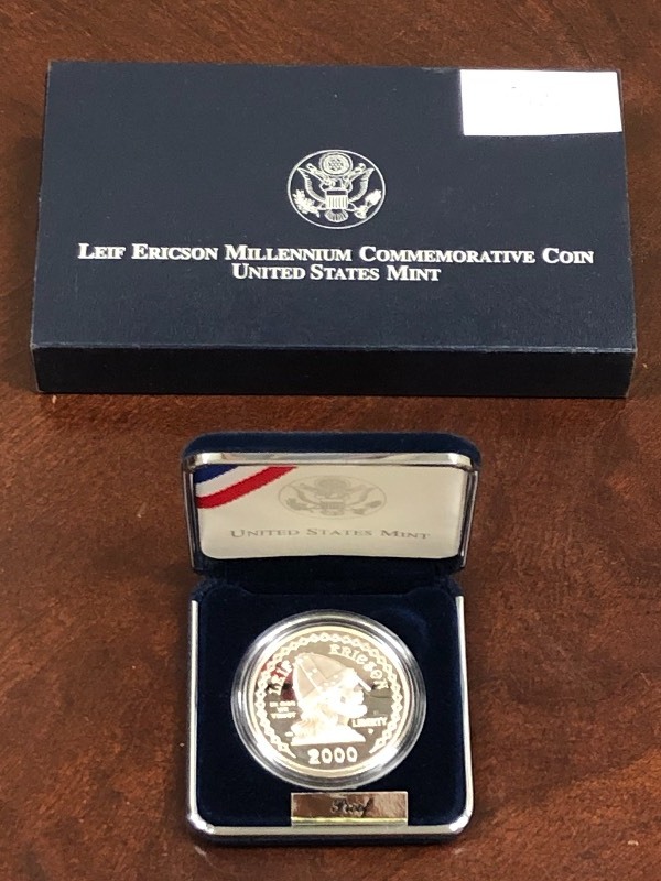 2000 Leif Ericson Commemorative Sil...