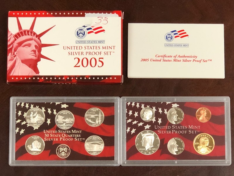 2005 11-piece Silver Proof set...