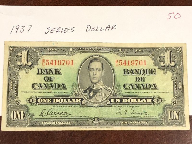 1937 Series Canadian dollar...