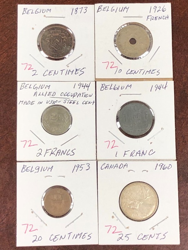 Belgium mixed 1873, 1926, 1944, 19...
