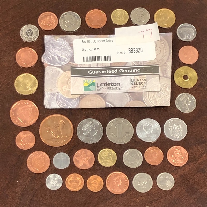 Package of (30) uncirculated world ...