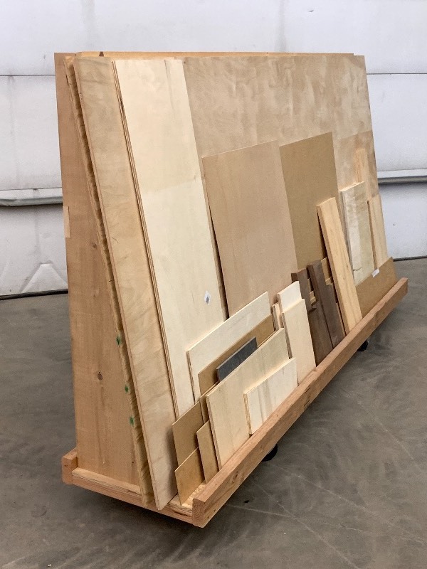 lot 11 image: Heavy Duty Rolling Material Storage Rack